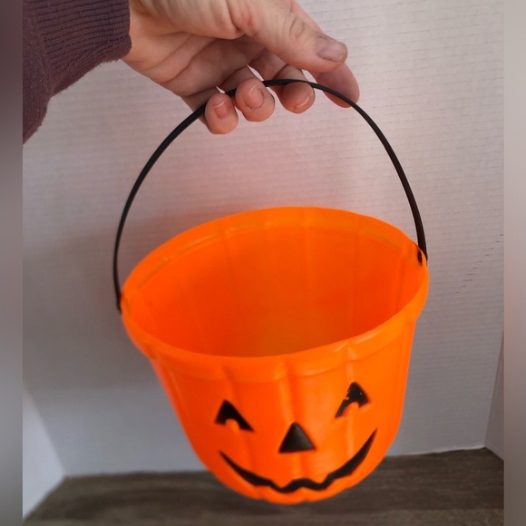 Vtg Blow Mold Halloween Bucket - Picture 11 of 12